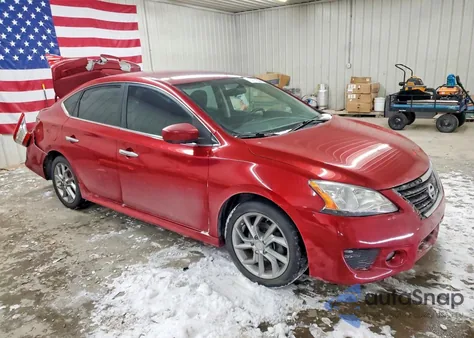 2013 Nissan Sentra S из США, поврежденный, VIN 3N1AB7AP1DL673510